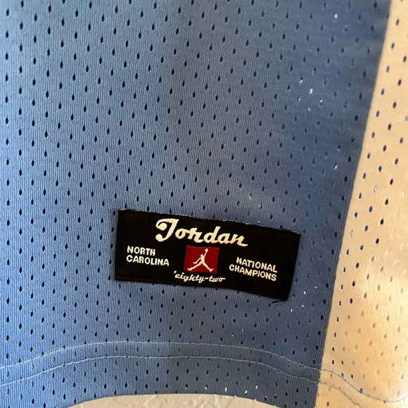 Jordan North Carolina Basketball Jersey - Blue - Picture 4 of 4